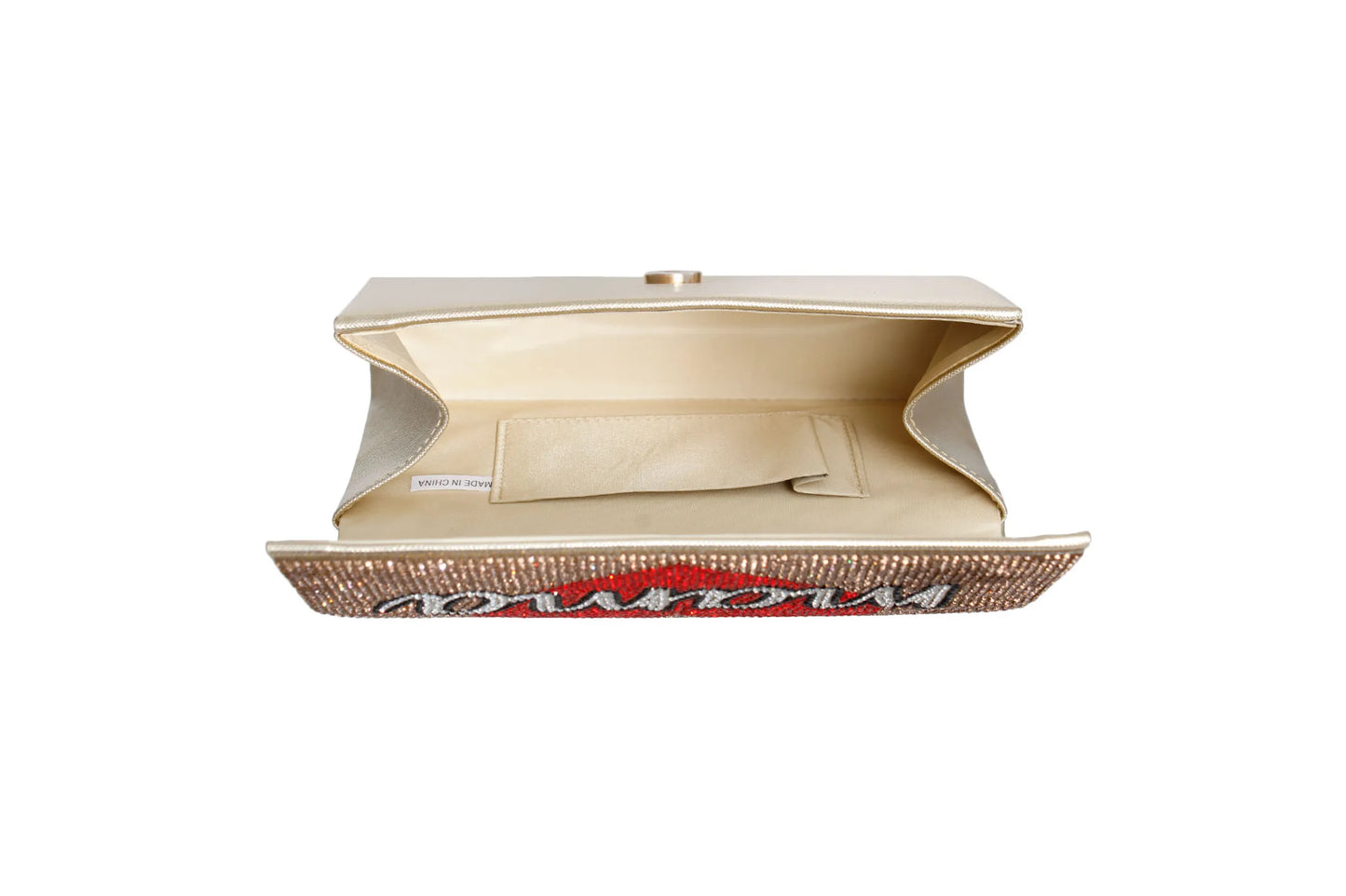 Gold Mama Flap Clutch