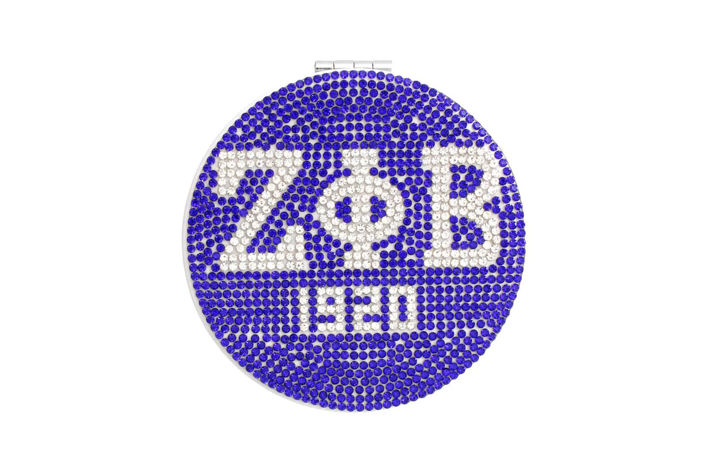 ZPB Sorority Blue Bling Mirror Compact