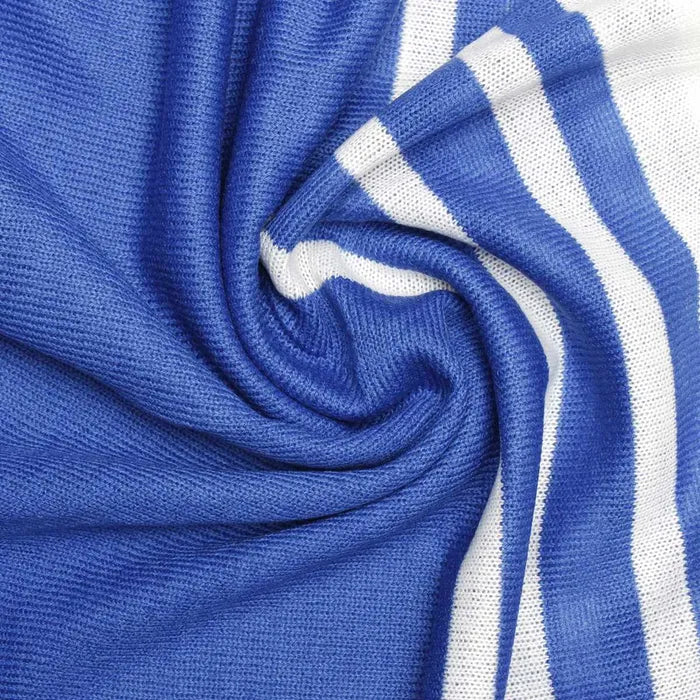 ZPB Sorority Ruana Blue and White Stripe for Women