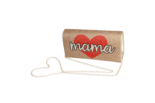 Gold Mama Flap Clutch