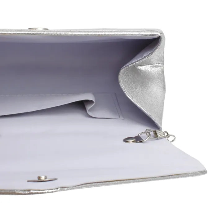 Evening Clutch Silver Phoenix Envelope Bag Women