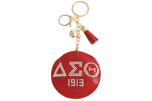 Red Padded DST Keychain|7 x 3.10 inches