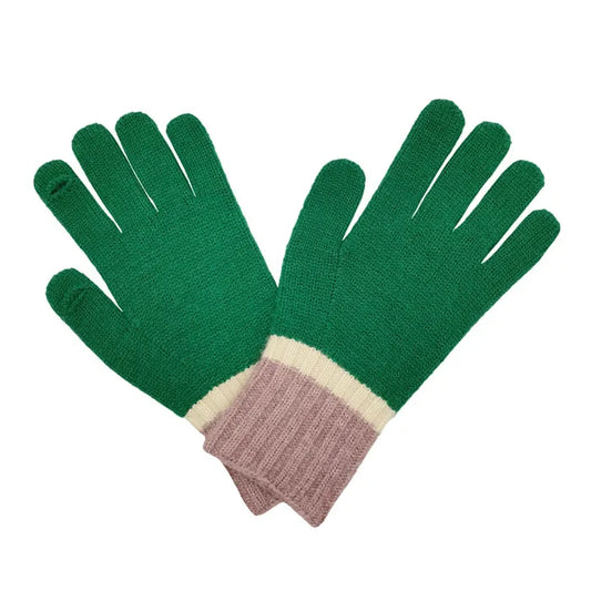 Gloves Pink Lavender Knit Touch for Women