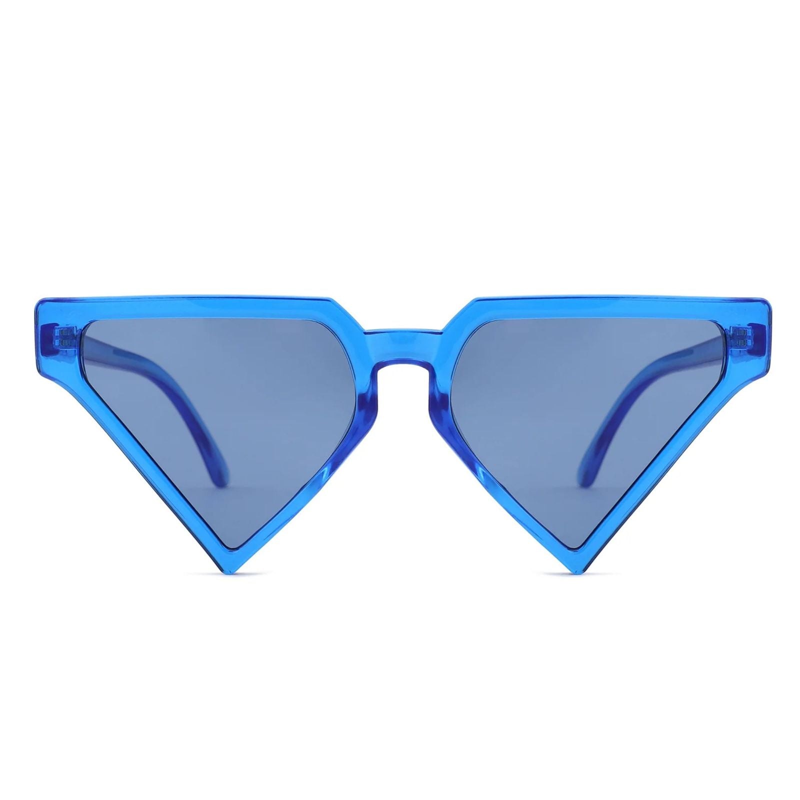 Sunglasses Blue Triangle Pointed for Women